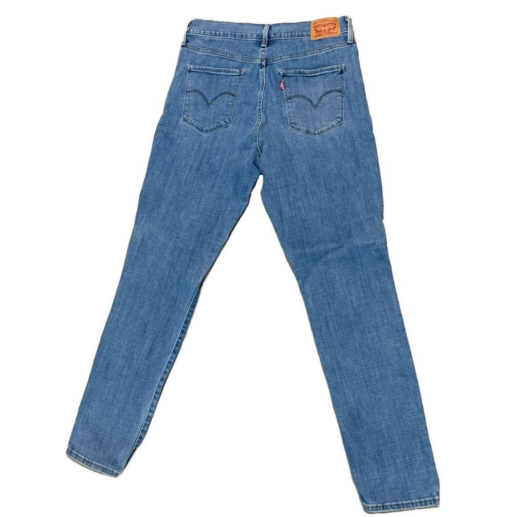 Levi's 311 Shaping Skinny Jeans Women’s Blue Size 30 Stretch Denim Mid-Rise - Picture 2 of 3